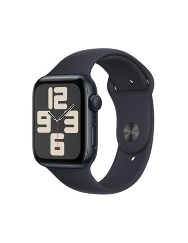 Apple Watch Mre73ql/A Se Gps 44Mm Midnight Aluminium Case With Midnight Sport Band - S/M