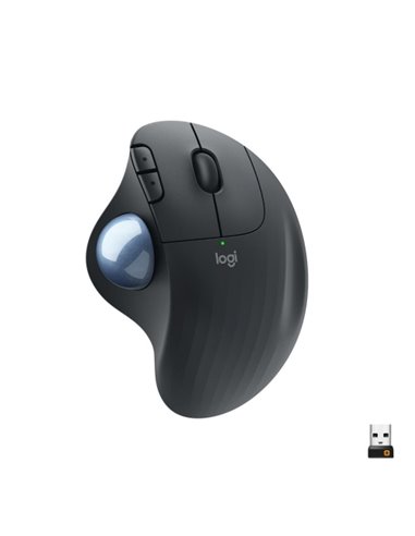 Mouse Logitech Trackball Wireless  Ergo M575 400Dpi Ricevitore Usb  Bluetooth Low Energy 910-005872