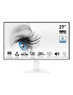 Monitor Msi Led 27 Wide Pro Mp273aw Ips 1920X1080 300Cd/Mq 2X3w Mm Vga Hdmi Dp White