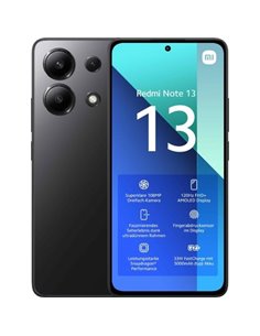 Smartphone Xiaomi Redmi Note 13 8256 Mzb0fybeu Black 6,67 Dualsim Qualcomm Snapdragon 68 8Gb 256Gb 1088216Mpx Android 13
