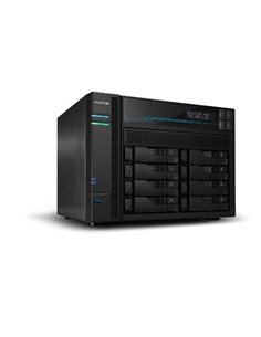 Asustor Nas Tower 10 Bay  2X M.2 Pcie/Sata, Intel Atom C3538 4Core, 8Gb Ram, 10 Gbe X2, 2.5 Gbe X2, Usb 3.2 X2 .. As6510t