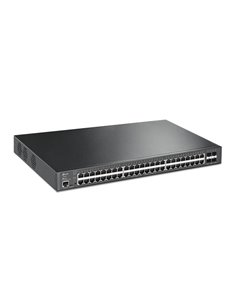 Switch Tp-Link Tl-Sg3452xp 48P Gigabit  Poe,L2 Managed,4 Slot Sfp 10Ge, Power Budget 500W, 1U 19-Inch Rack-Mountable
