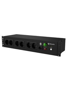 Ups Atlantis A03-Pdu1000-Rc Rack Off Line 800Va (480W) Per Rack 19 Corti (153Mm) Batteria 12V 9Ah 8P Schuko In Backup