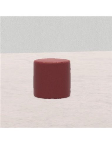 Pouf Morbido Cilindro Similpelle E Imbottitura Ignifugcl1,Diam 40Cm, H40cm Col A Scelta Pf.Gm.D40.H40.Ds30.Fr.Ei1.X