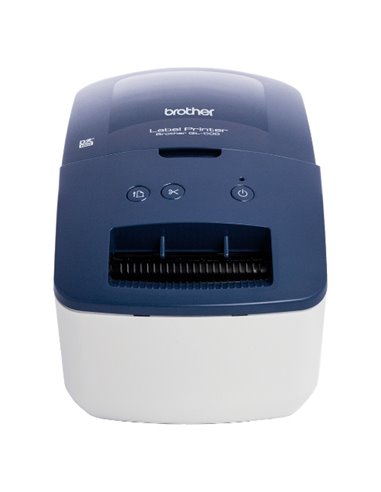 Etichettatrice Brother Ql-600B Blu X Rotoli Dk Fino 62Mm 93 Etich/Min Cavo Usb Adattatore 2 Rotoli Inclusi