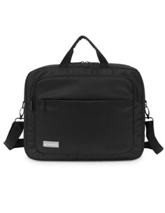 Borsa X Nb Atlantis P004-Kl12-A0-16 Da 15,6 Cinghia A Tracolla Con Poggia Spalle, Tasca Porta Oggetti E Porta Documenti, Nero