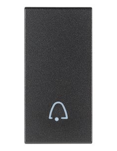 Tasto 1M Simbolo Campanello Grigio
