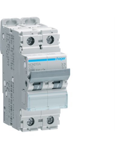 Interr. Autom. 2P 10A 10Ka C 2M